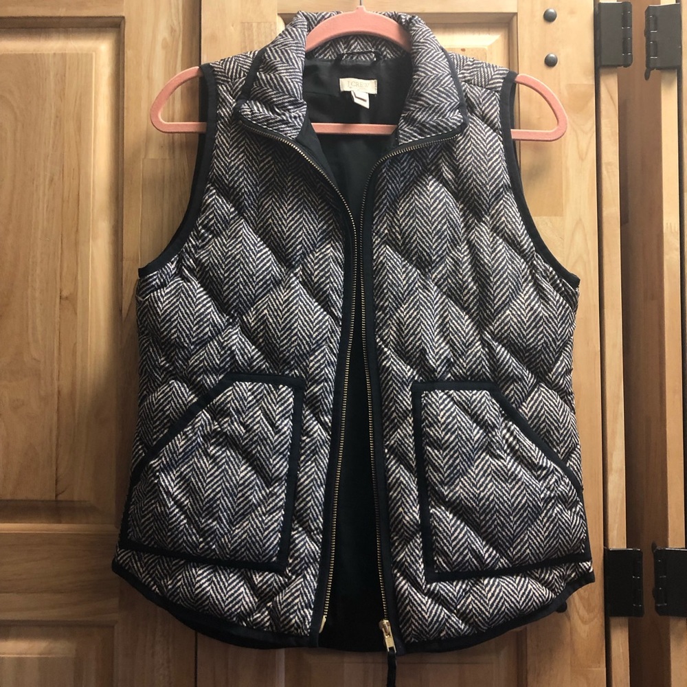 J. Crew Herringbone Vest